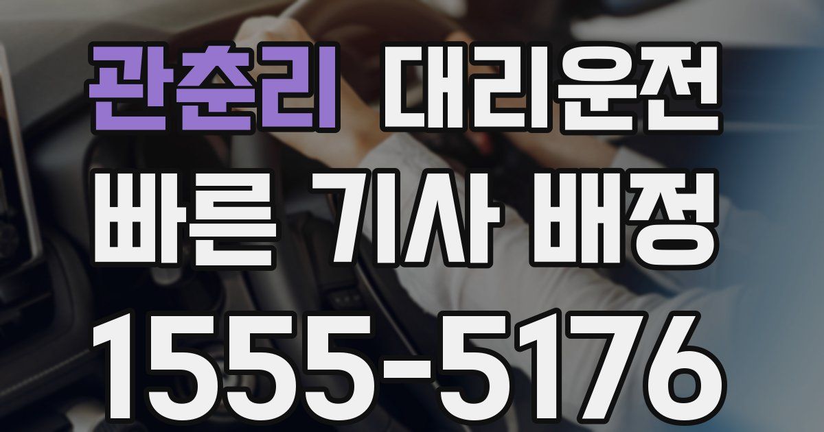 일일대리기사