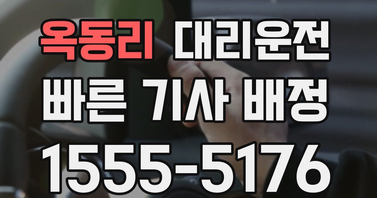 일일대리기사