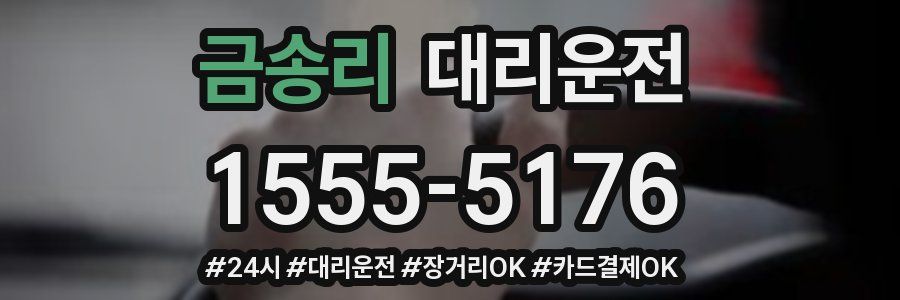 금송리 대리운전