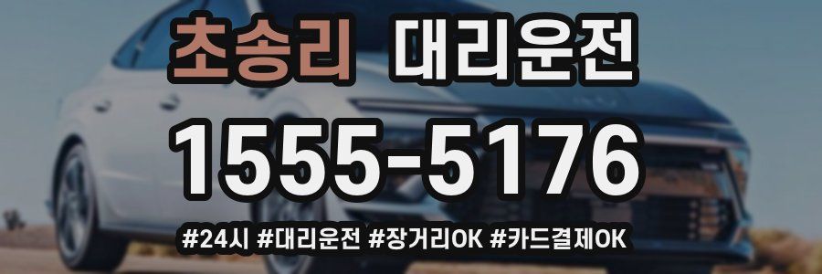 초송리 대리운전