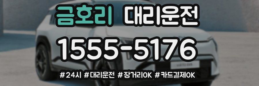 금호리 대리운전