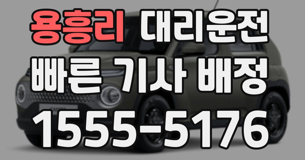 일일대리기사