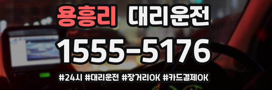 용흥리 대리운전