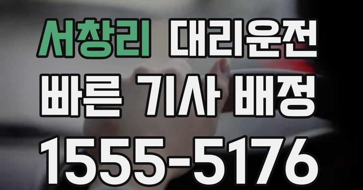 일일대리기사