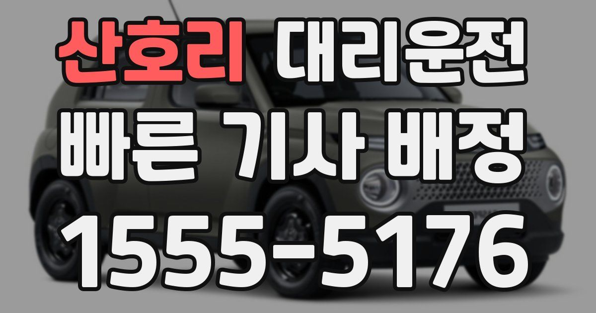 일일대리기사
