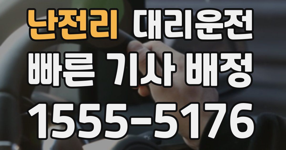 일일대리기사