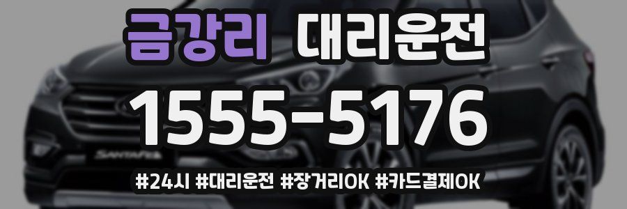 금강리 대리운전