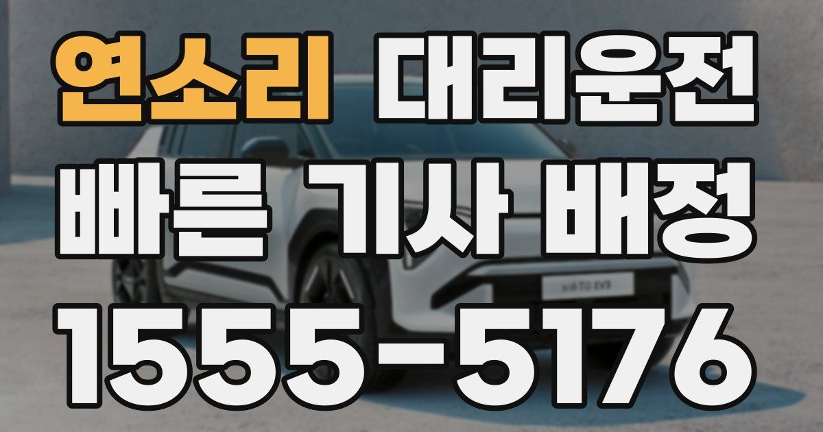 일일대리기사