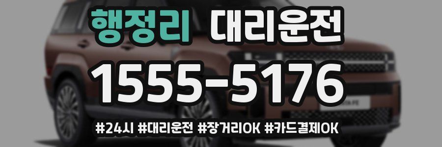 행정리 대리운전