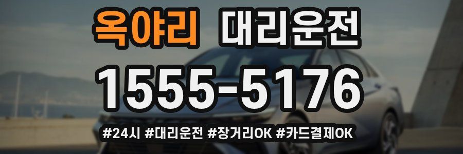 옥야리 대리운전