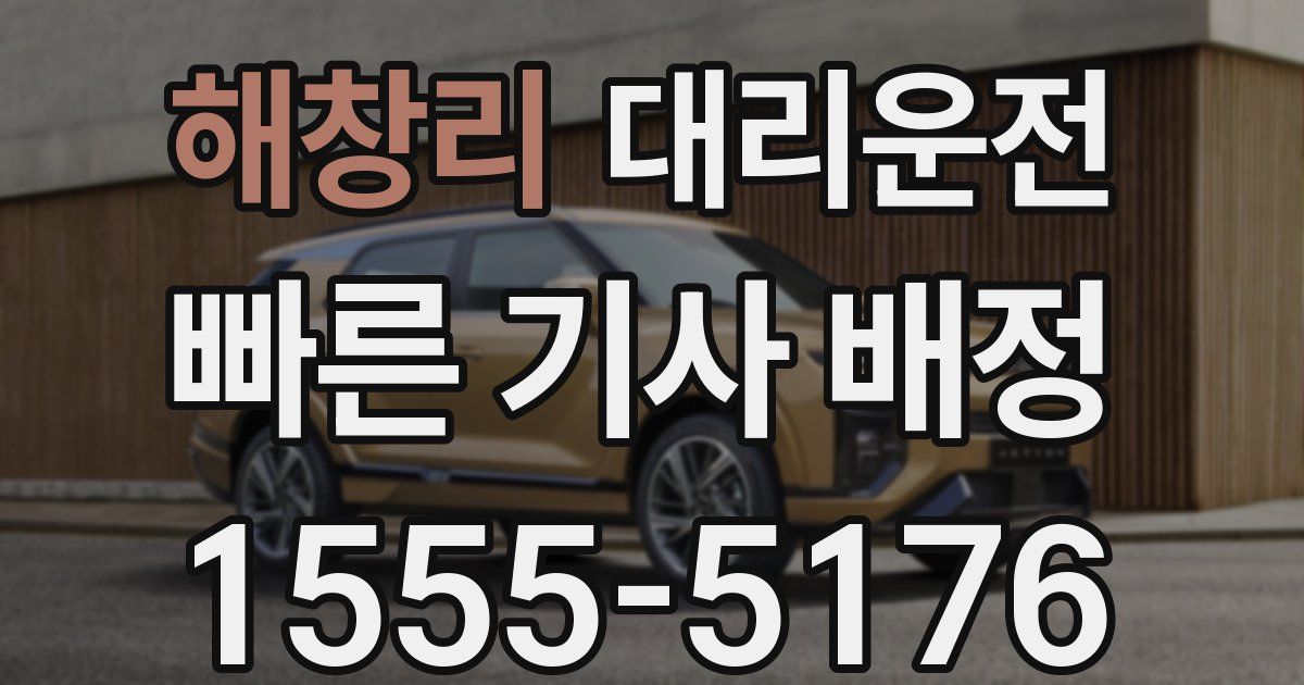 일일대리기사