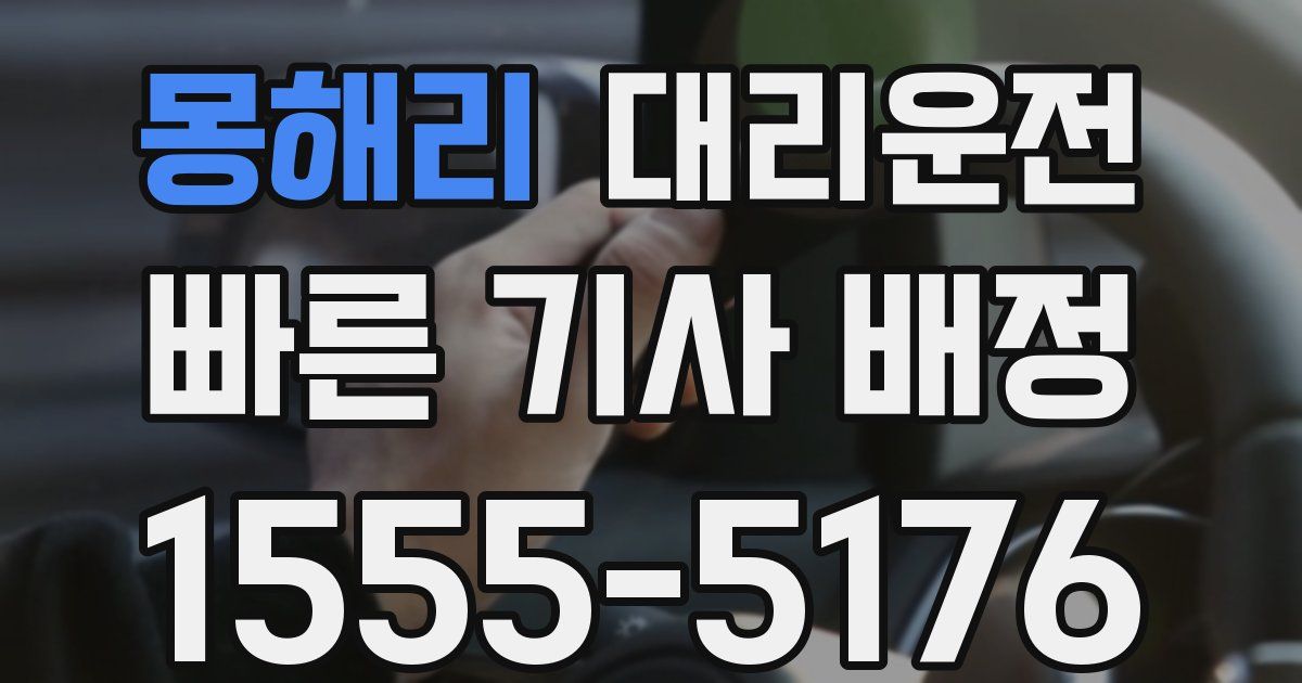일일대리기사