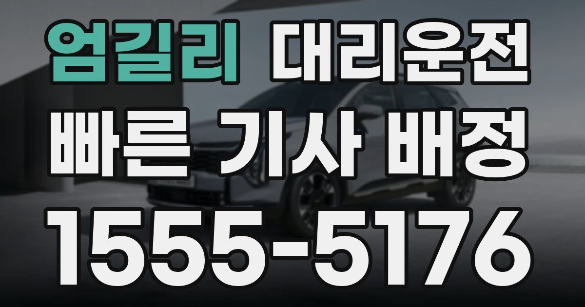 일일대리기사