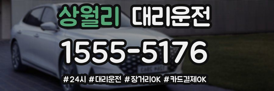 상월리 대리운전