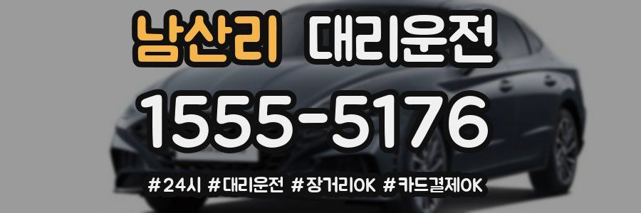 남산리 대리운전