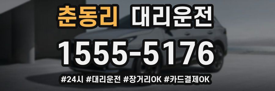 춘동리 대리운전