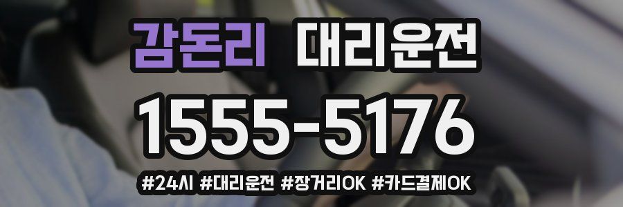 감돈리 대리운전