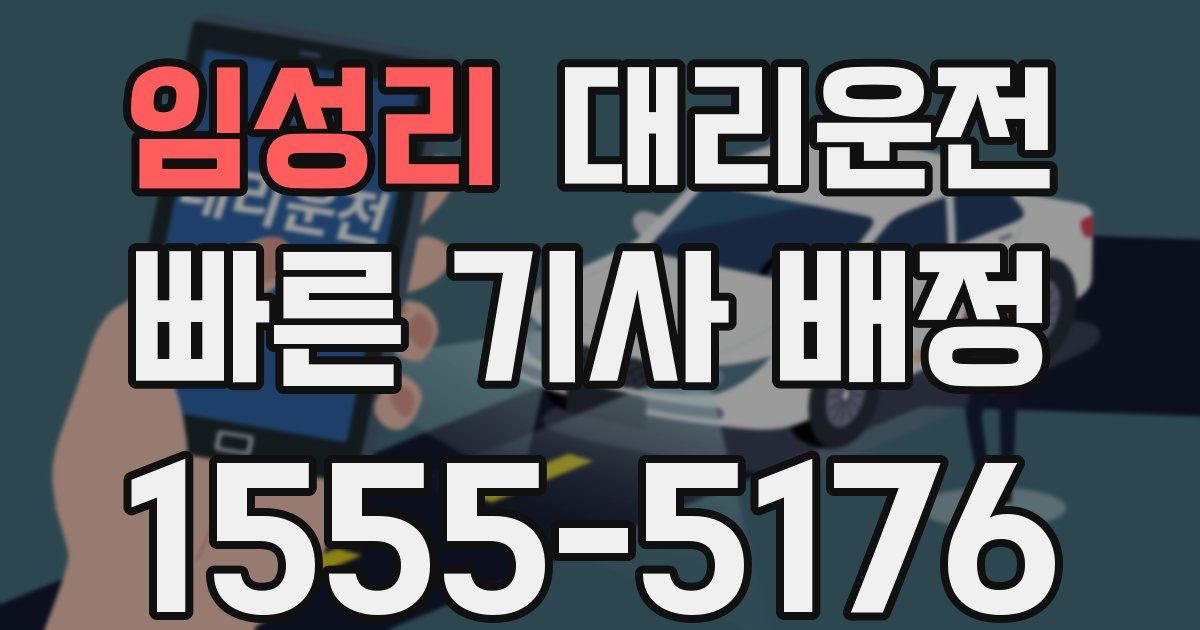 일일대리기사