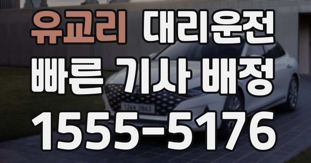 일일대리기사