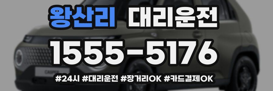 왕산리 대리운전