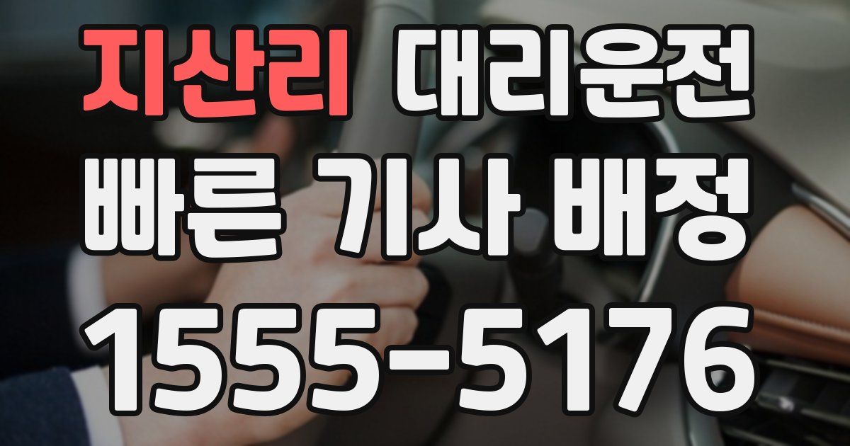 일일대리기사