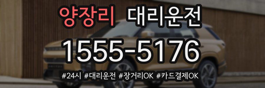 양장리 대리운전