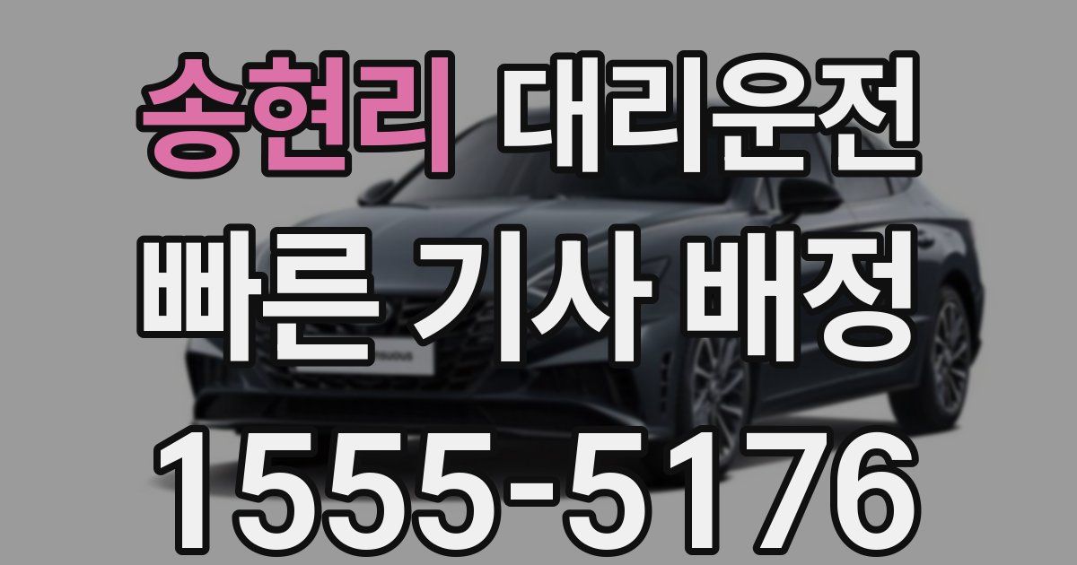 일일대리기사