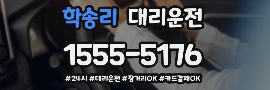 학송리 대리운전