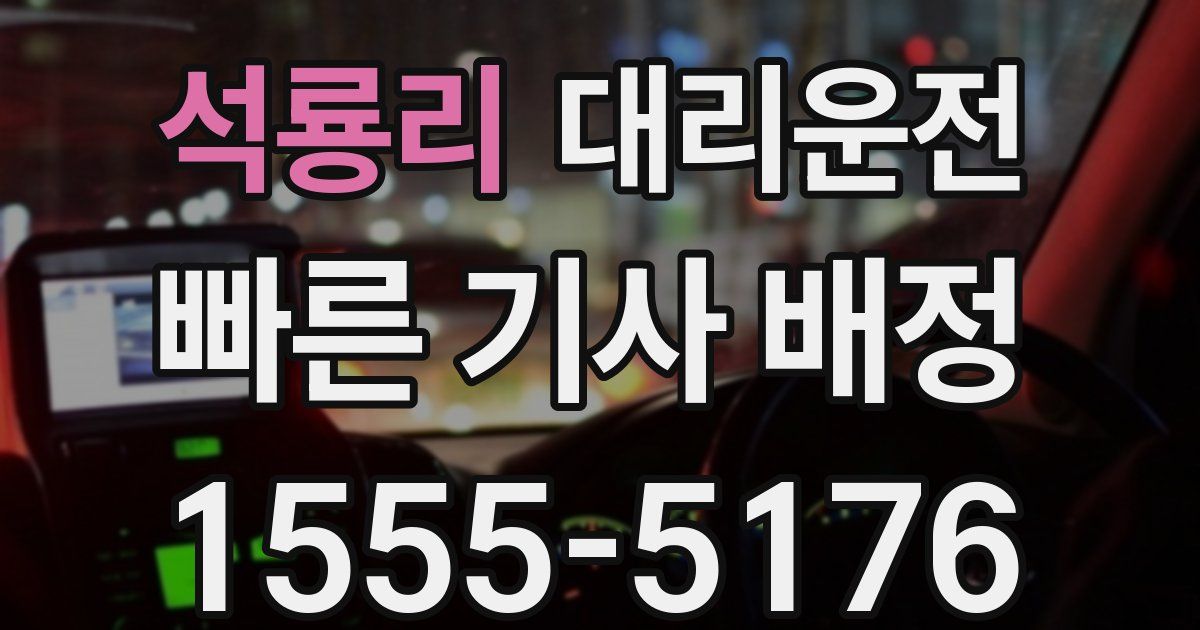 일일대리기사