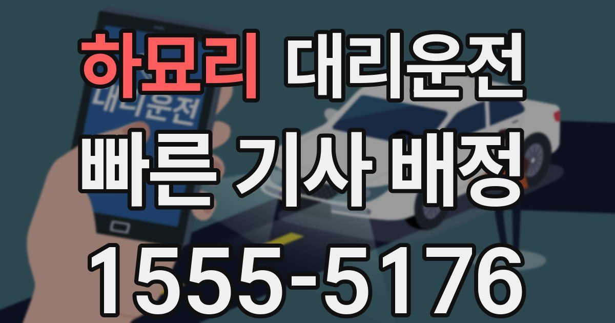 일일대리기사