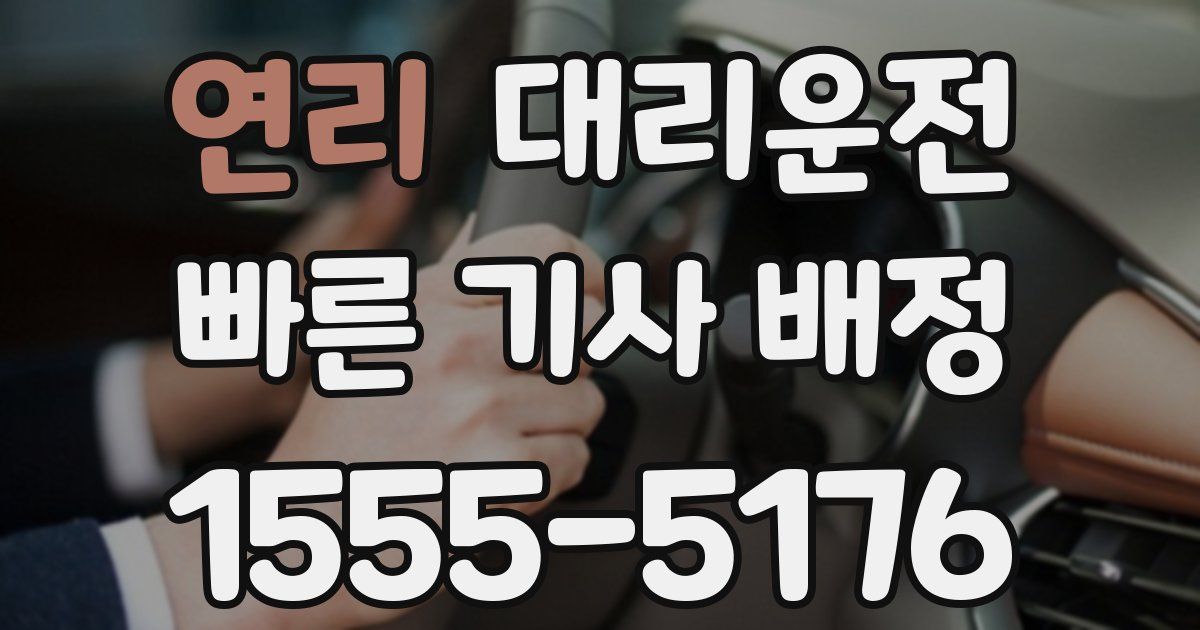 일일대리기사