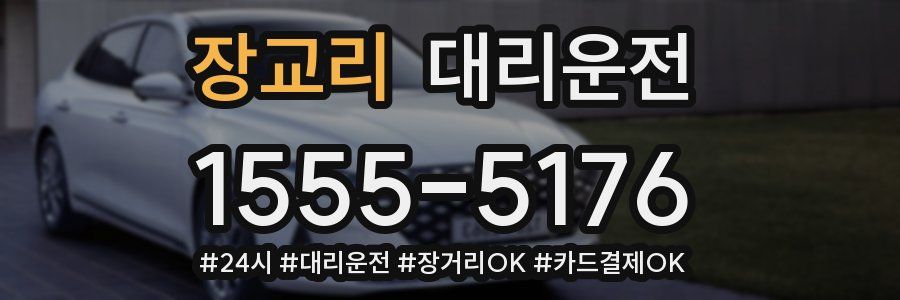 장교리 대리운전