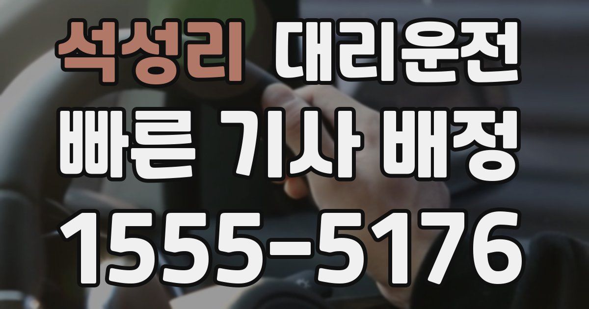 일일대리기사