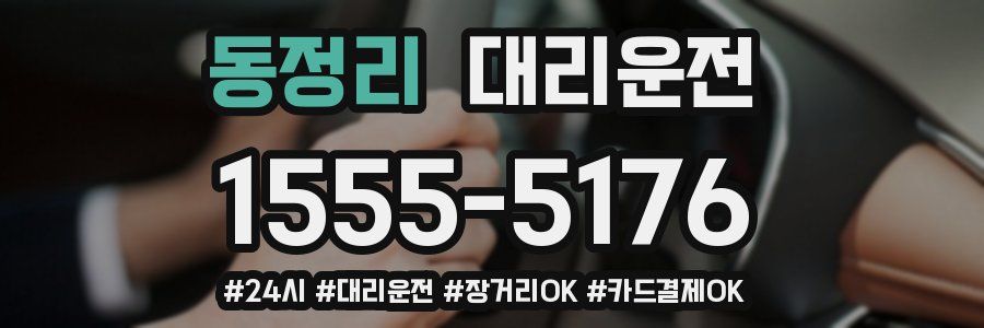 동정리 대리운전