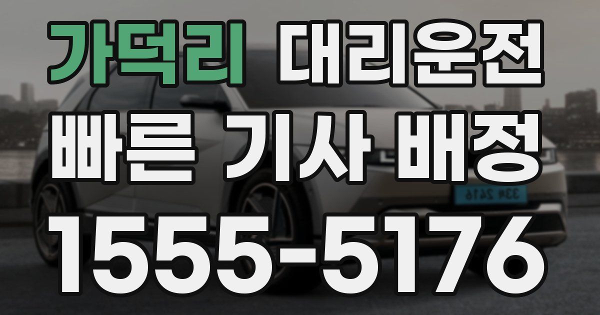 일일대리기사