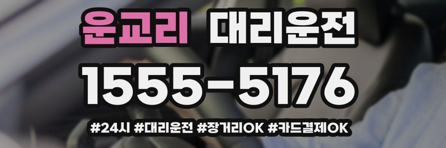 운교리 대리운전