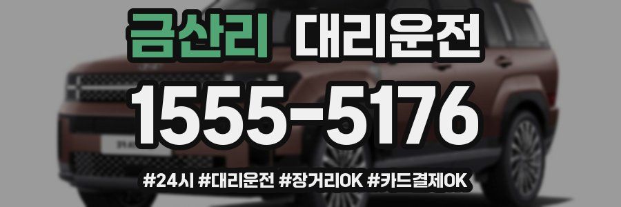 금산리 대리운전