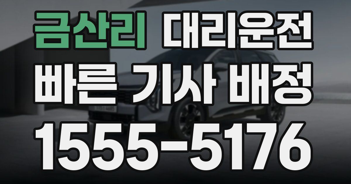 일일대리기사