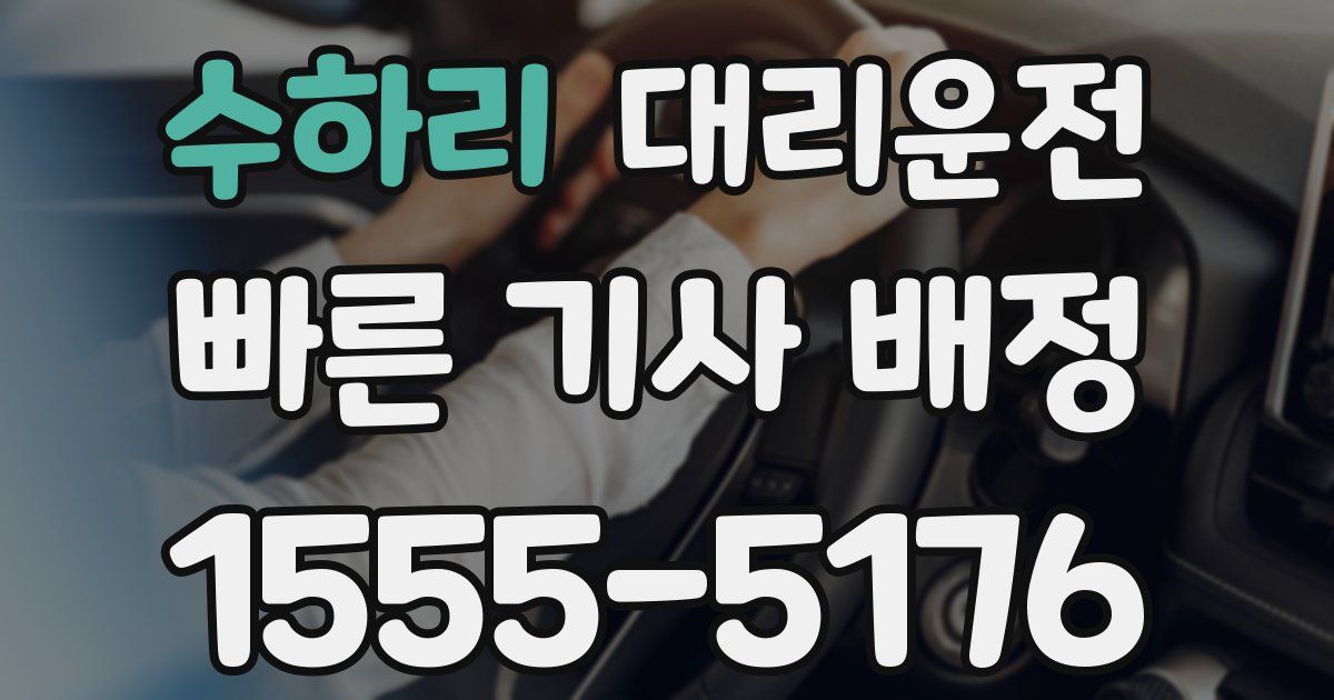 일일대리기사