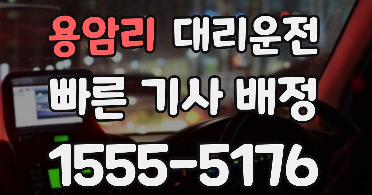 일일대리기사