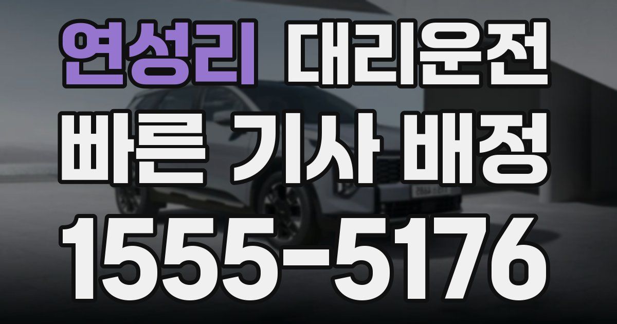 일일대리기사