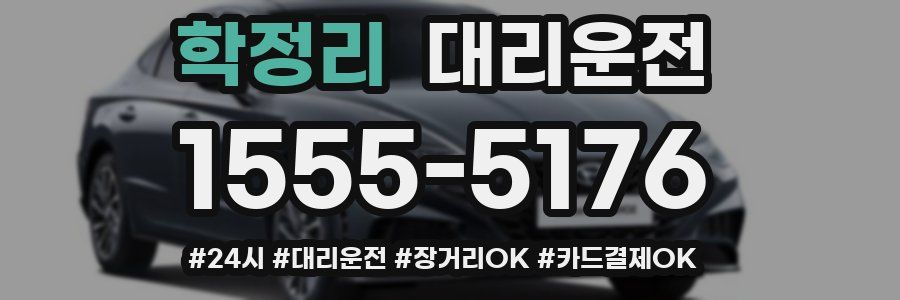 학정리 대리운전