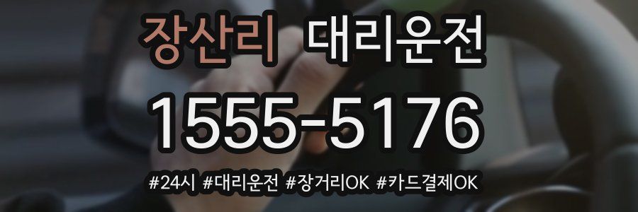 장산리 대리운전