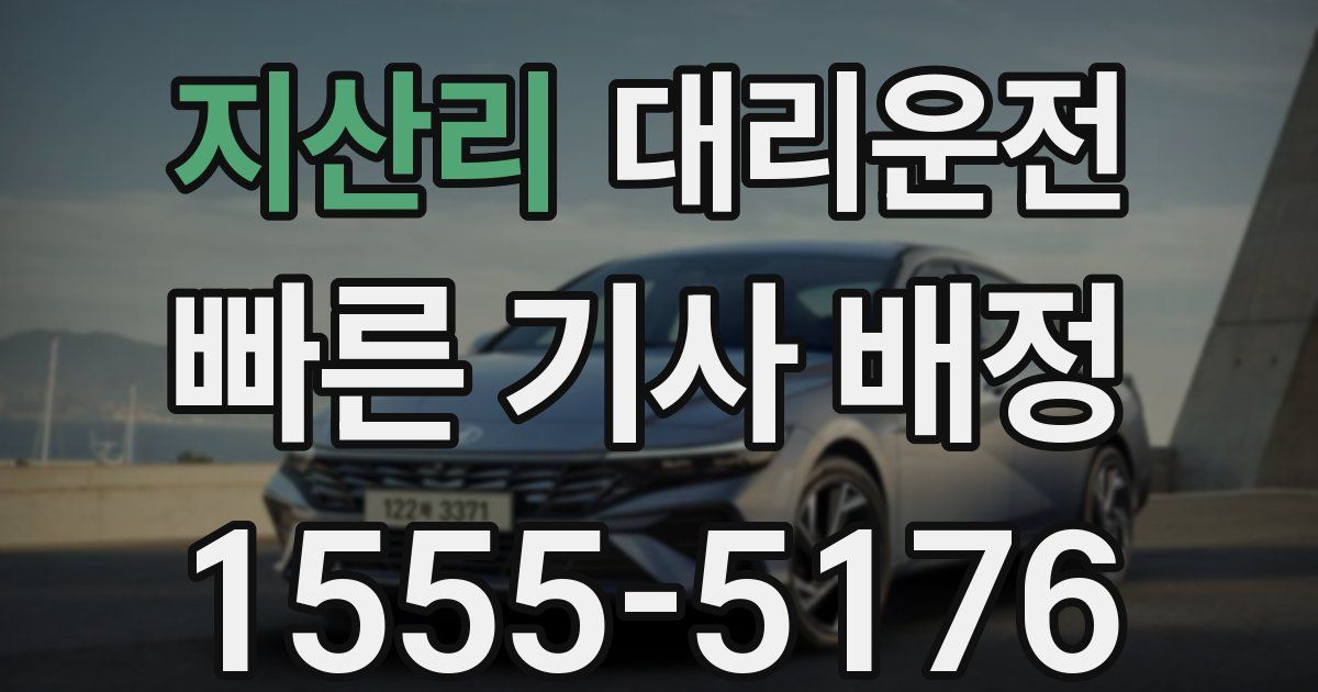 일일대리기사