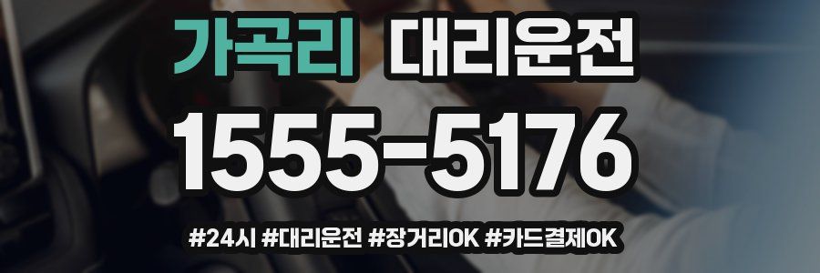 가곡리 대리운전