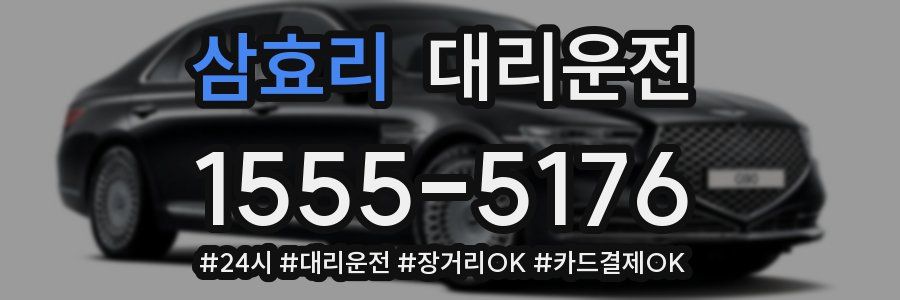 삼효리 대리운전