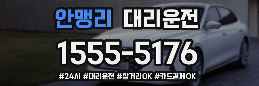 안맹리 대리운전
