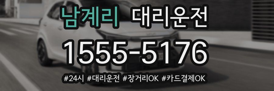 남계리 대리운전