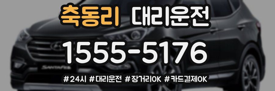 축동리 대리운전