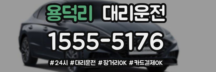 용덕리 대리운전